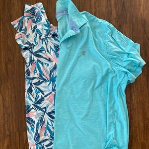 Lot of 2 Izod xxl golf polos
